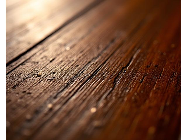 Close-up of a richly textured wooden door surface with a subtle metallic sheen and artisan-applied patina, showcasing intricate detail and depth.